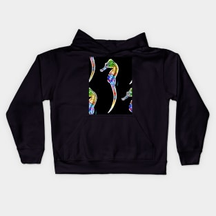 Cartoon Seahorse Kids Hoodie